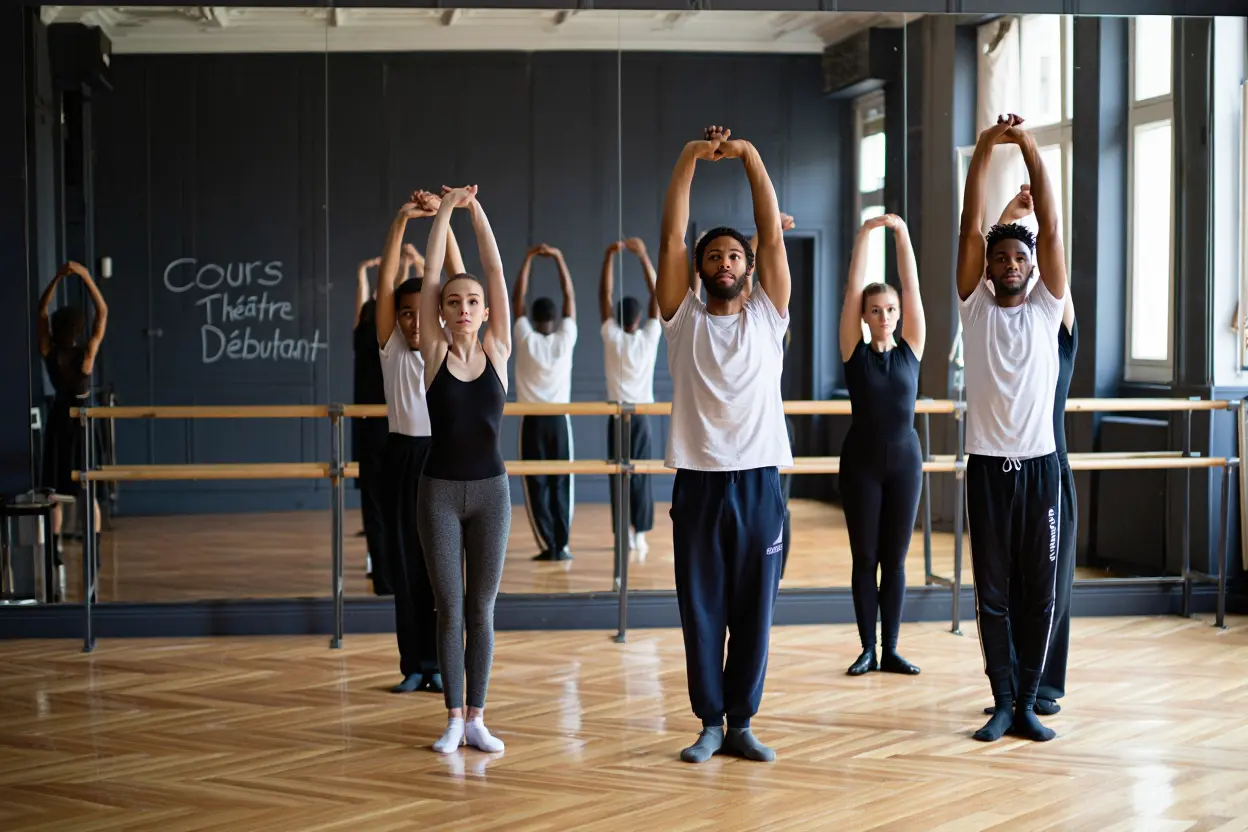 Échauffement ludique avec traversées de l'espace et jeux de brise-glace