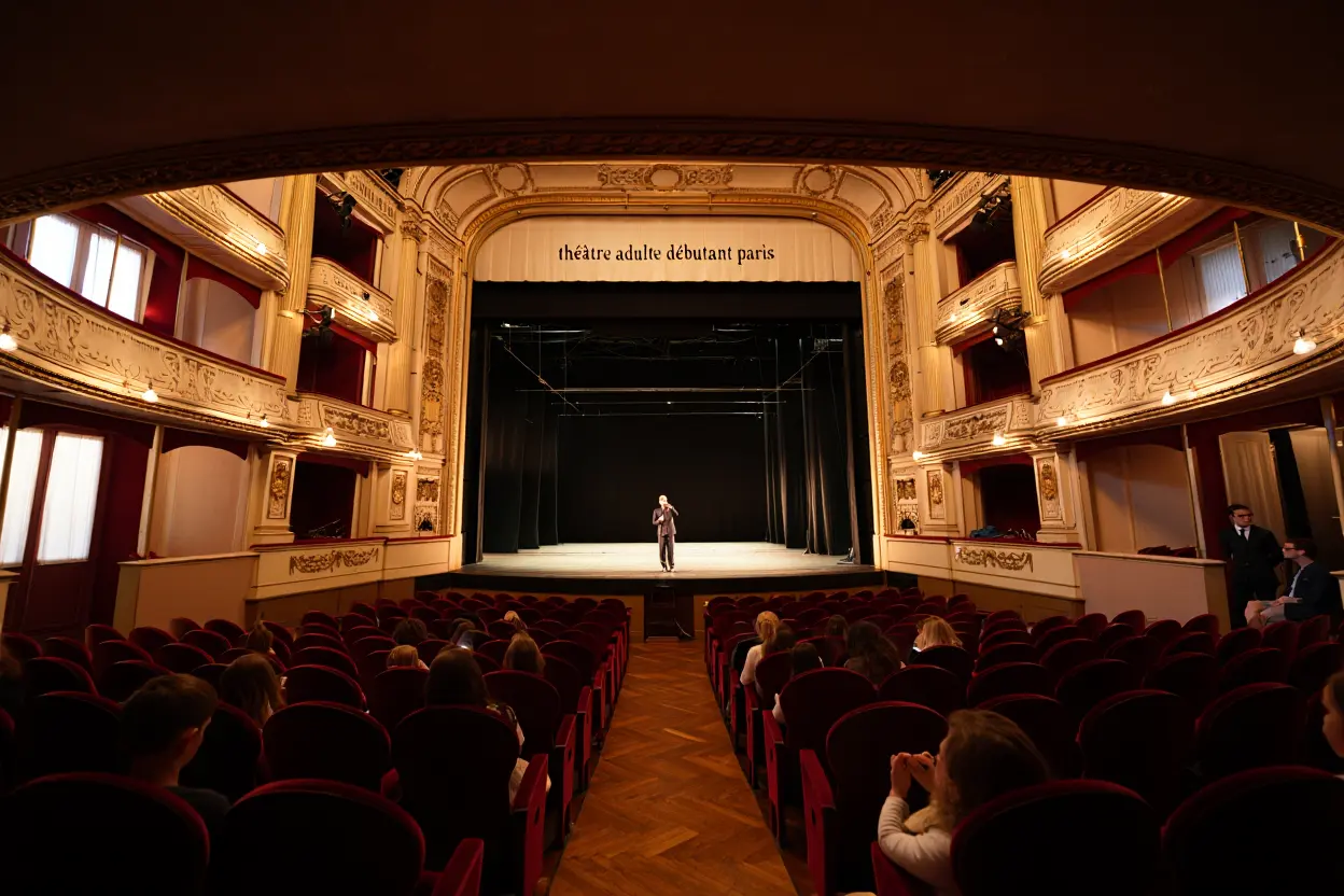 Un groupe de débutants en cours de théâtre, échauffement ludique