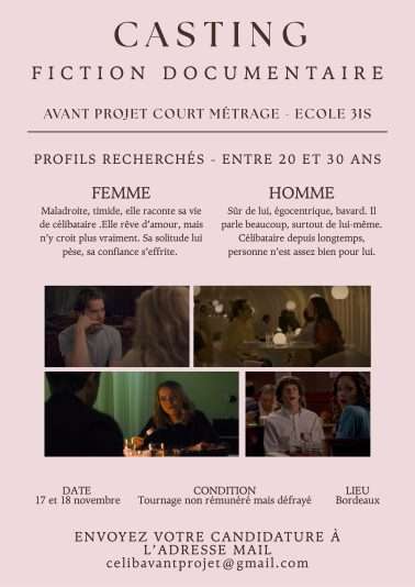Affiche Casting AVP 3iS