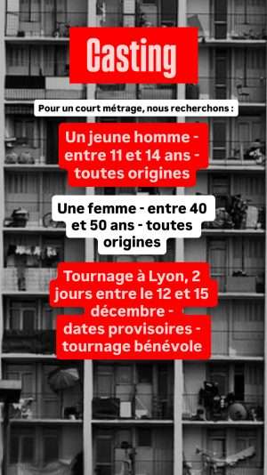 Annonce casting